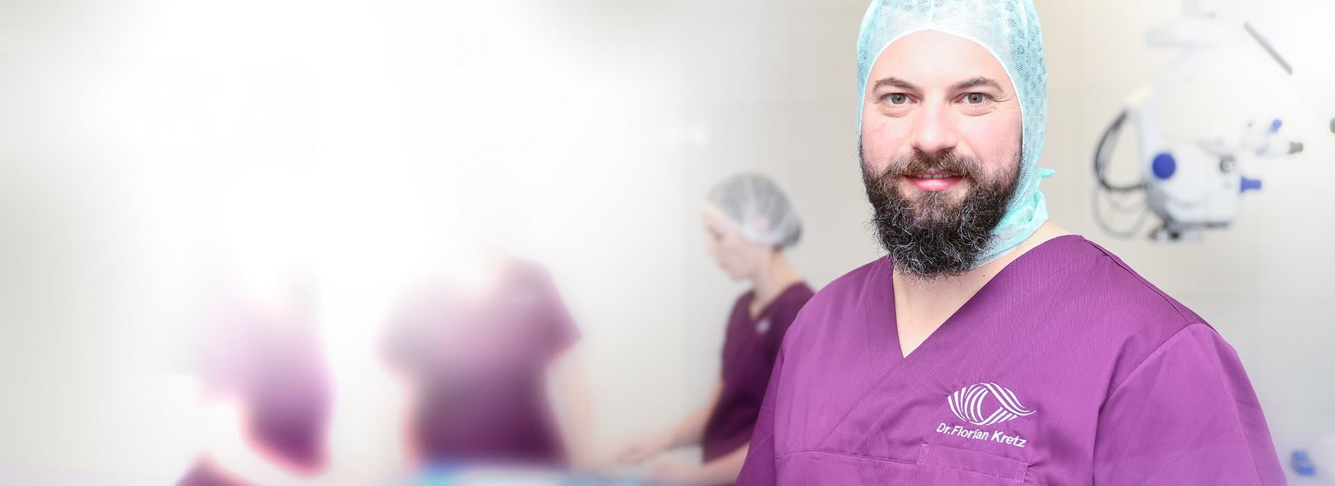 Dr. Florian Kretz im Operationssaal